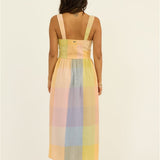 Sisstr Hello Sunshine Woven Midi Dress, Multi - Stoke Outlets