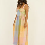 Sisstr Hello Sunshine Woven Midi Dress, Multi - Stoke Outlets
