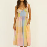 Sisstr Hello Sunshine Woven Midi Dress, Multi - Stoke Outlets