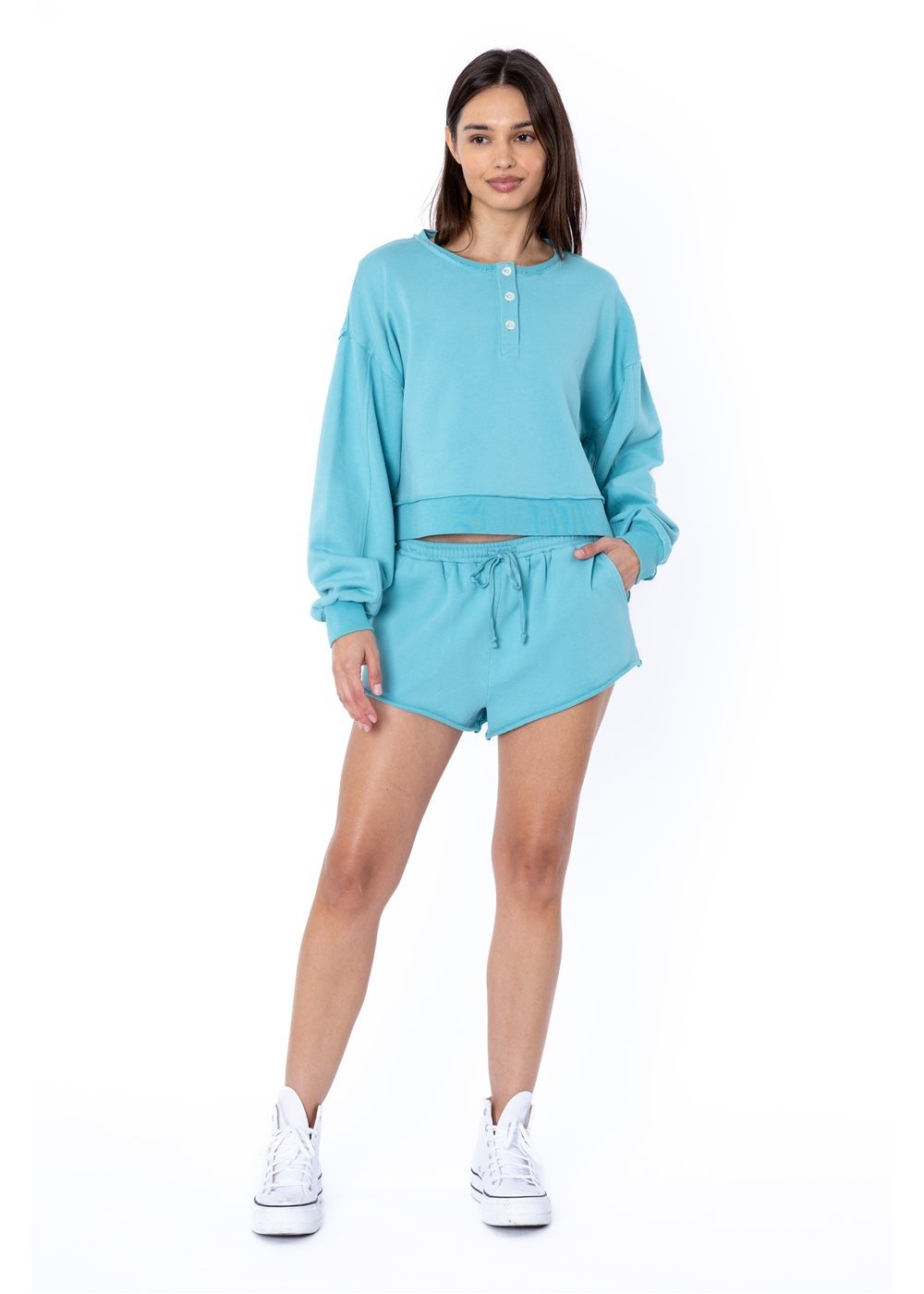 Sisstr Hoffman Bay Long Sleeve Fleece - Stoke Outlets