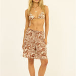 Sisstr In The Waves Woven Short, Coconut - Stoke Outlets