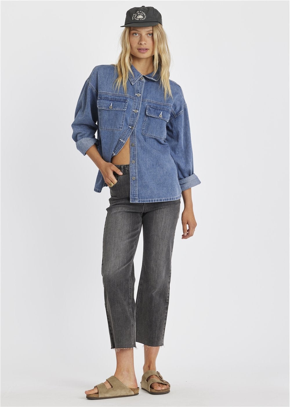 SISSTR KELLYN DENIM WVN PANT - ASP - Stoke Outlets