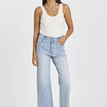 SISSTR KELLYN DENIM WVN PANT - FIN - Stoke Outlets