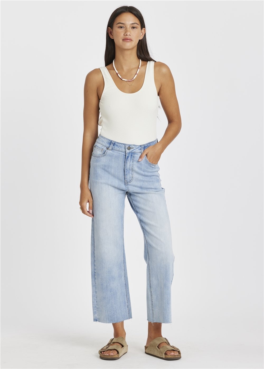 SISSTR KELLYN DENIM WVN PANT - FIN - Stoke Outlets