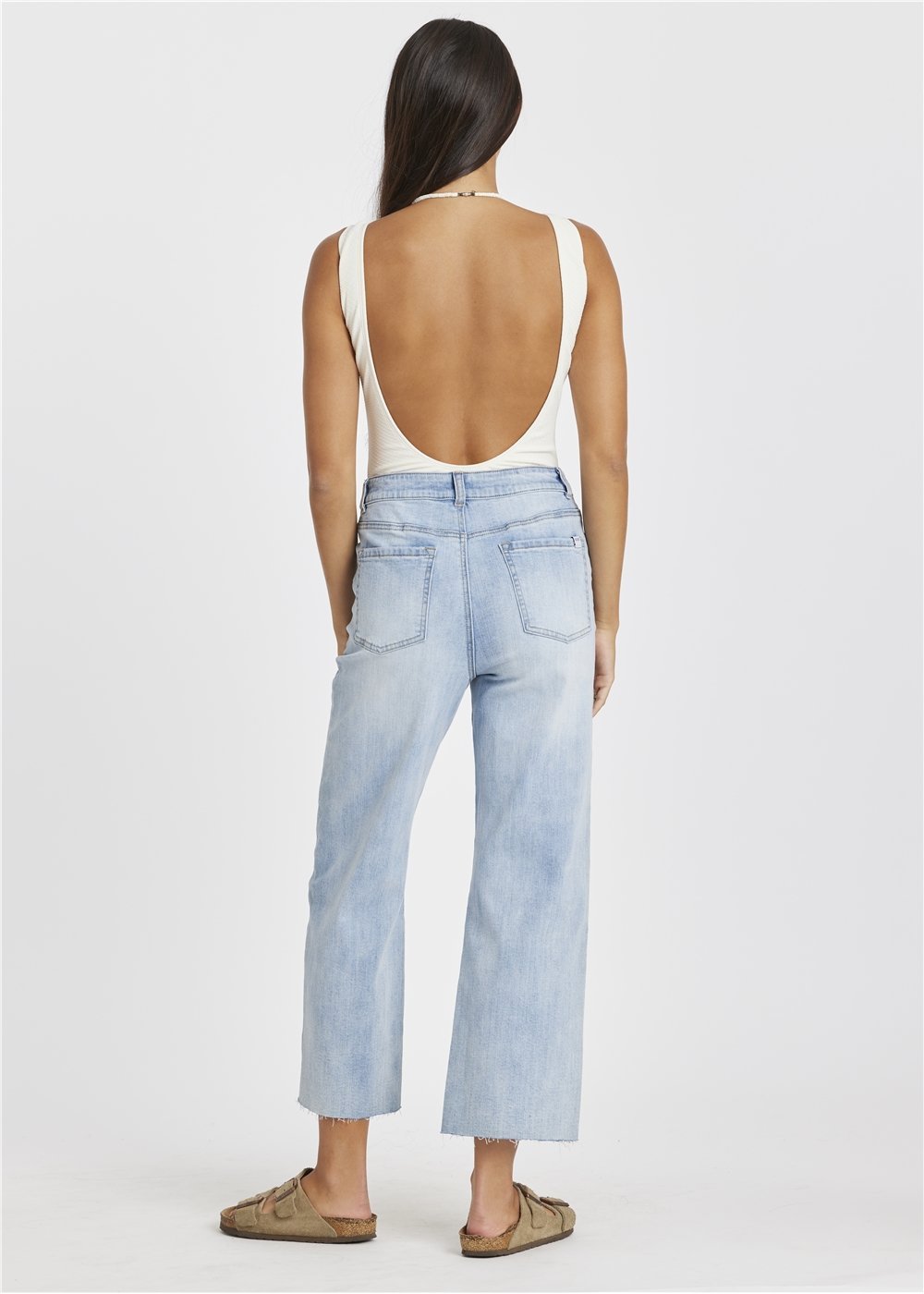 SISSTR KELLYN DENIM WVN PANT - FIN - Stoke Outlets