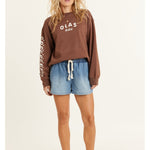 SISSTR LUCIA LS FLEECE CREW - ESP - Stoke Outlets