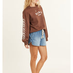 SISSTR LUCIA LS FLEECE CREW - ESP - Stoke Outlets