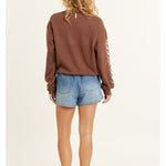 SISSTR LUCIA LS FLEECE CREW - ESP - Stoke Outlets