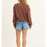 SISSTR LUCIA LS FLEECE CREW - ESP - Stoke Outlets