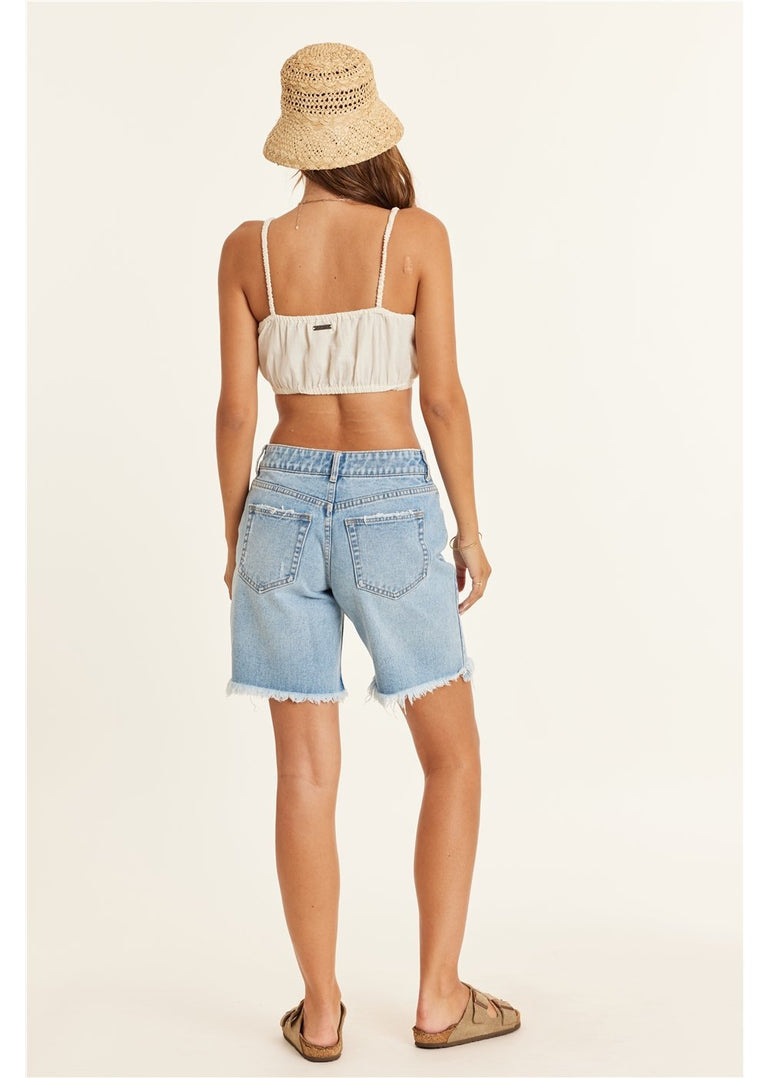 SISSTR MARI WOVEN TANK TOP - SES - Stoke Outlets