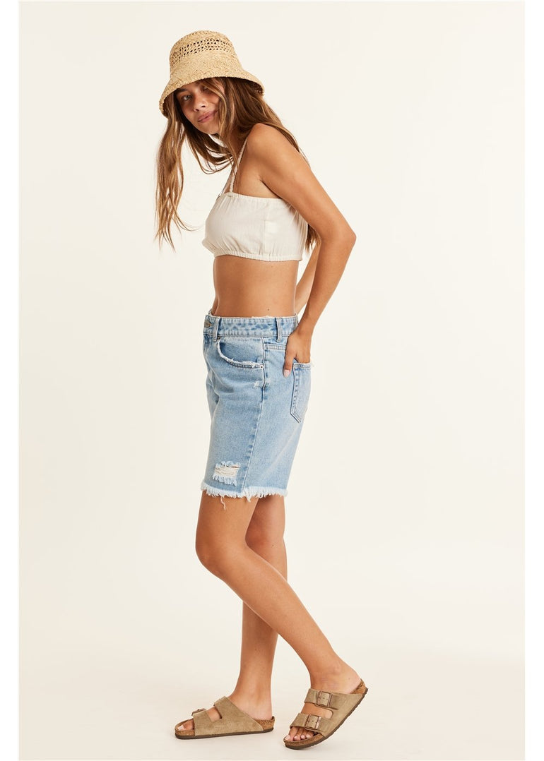 SISSTR MARI WOVEN TANK TOP - SES - Stoke Outlets