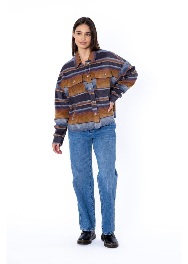 Sisstr Mavericks Beach Long Sleeve Fleece - Stoke Outlets