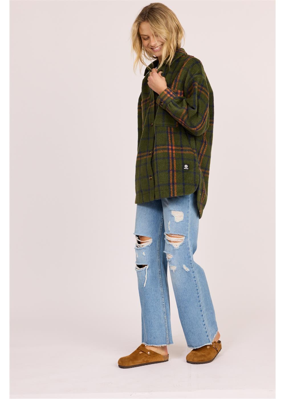SISSTR MISHA OVERSHIRT WOVEN-SUR - Stoke Outlets