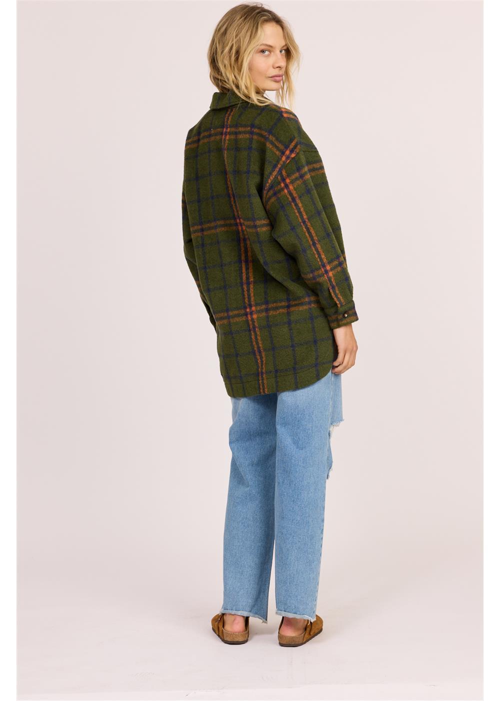 SISSTR MISHA OVERSHIRT WOVEN-SUR - Stoke Outlets