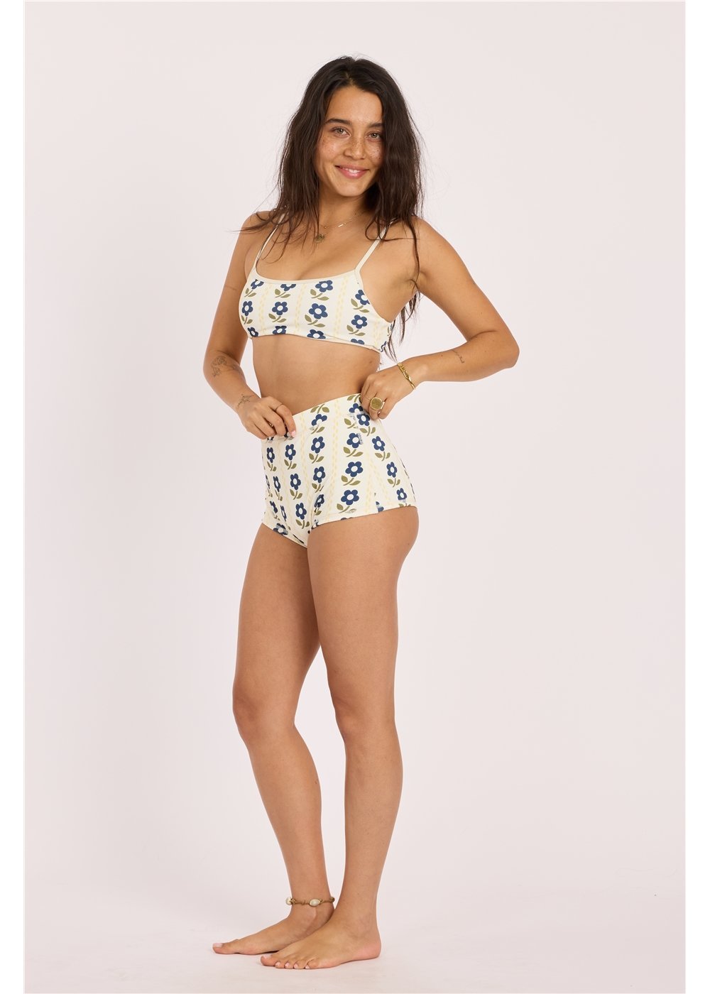 Sisstr Pick Me Up Bralette Swim Top, Sea Salt - Stoke Outlets