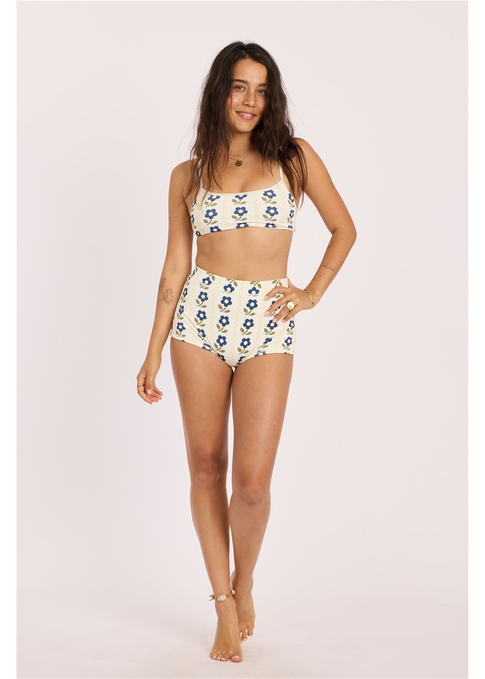 Sisstr Pick Me Up Bralette Swim Top, Sea Salt - Stoke Outlets