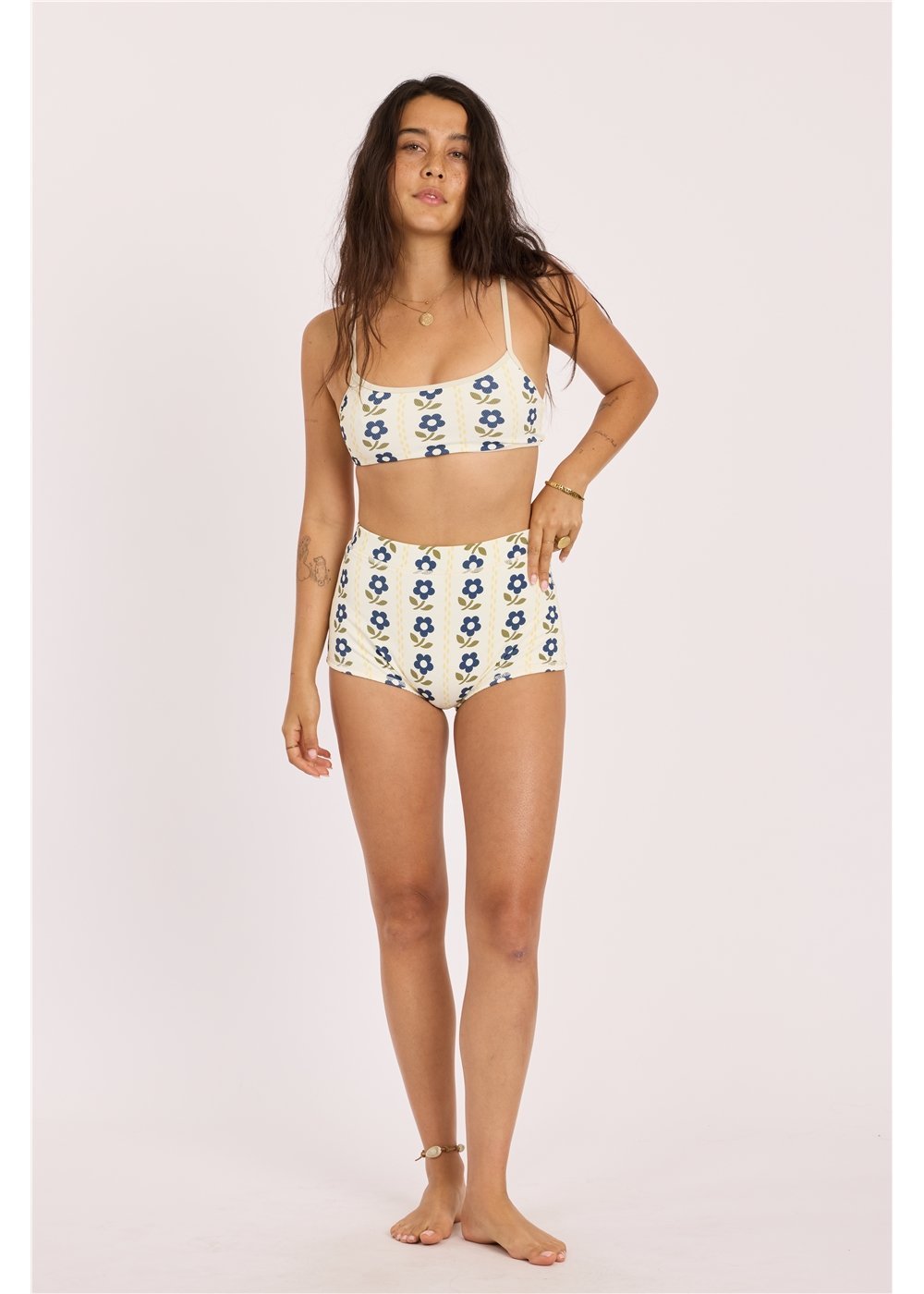Sisstr Pick Me Up Bralette Swim Top, Sea Salt - Stoke Outlets