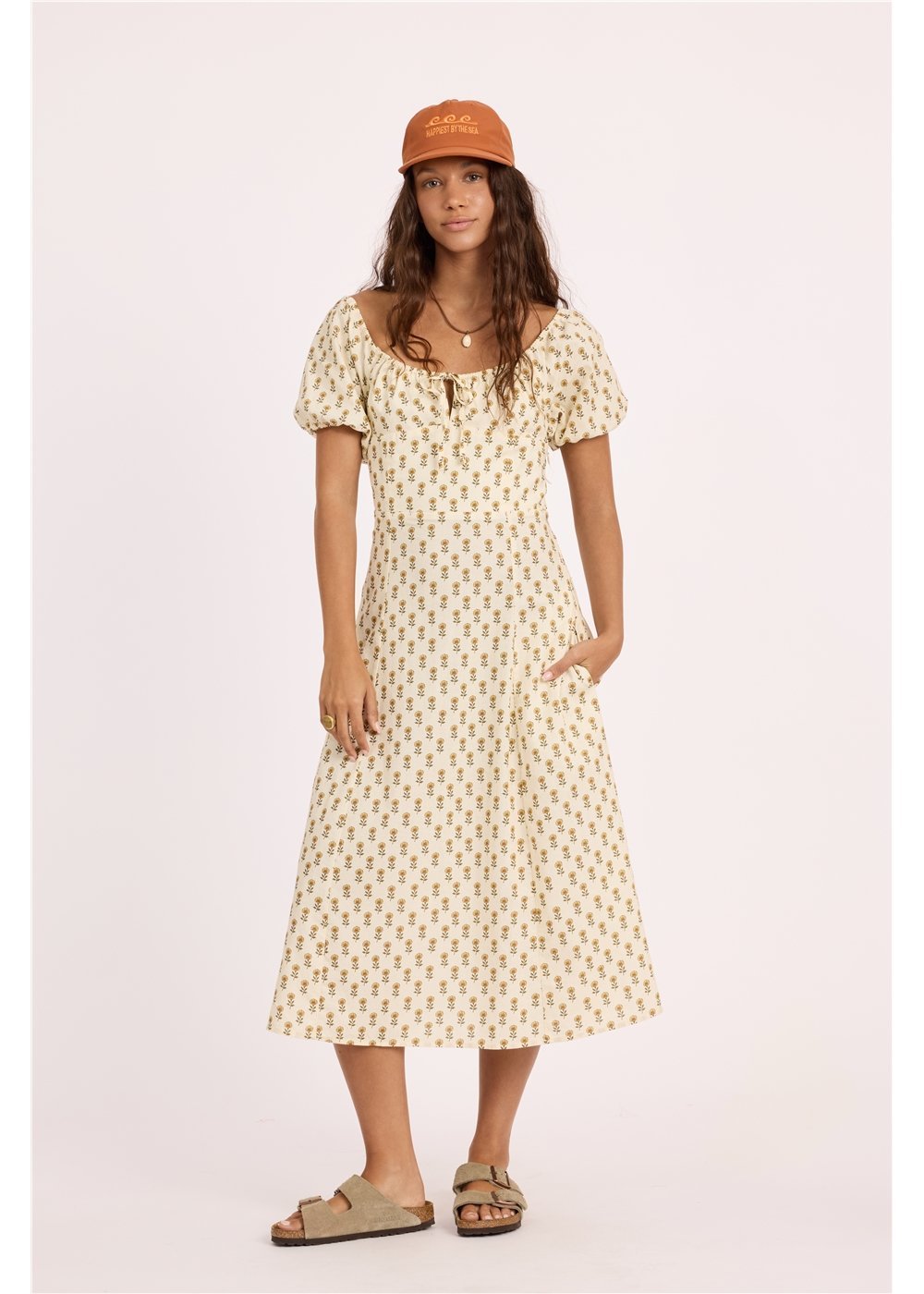 SISSTR PICKED WITH LOVE SS WVN DRESS-SES - Stoke Outlets