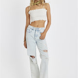 Sisstr Pismo Beach Woven Top - Stoke Outlets