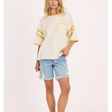 Sisstr PLAYA ALL DAY SS KNIT -HNG - Stoke Outlets