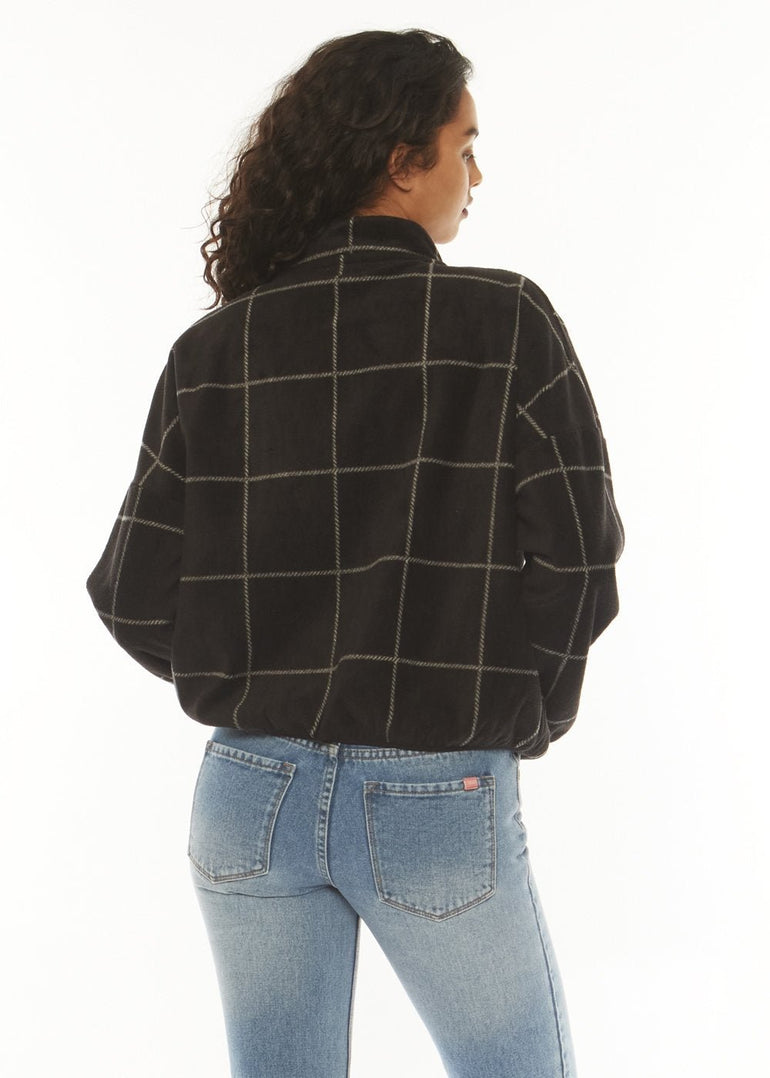SISSTR POWDER PULL OVER FLEECE - BLK - Stoke Outlets