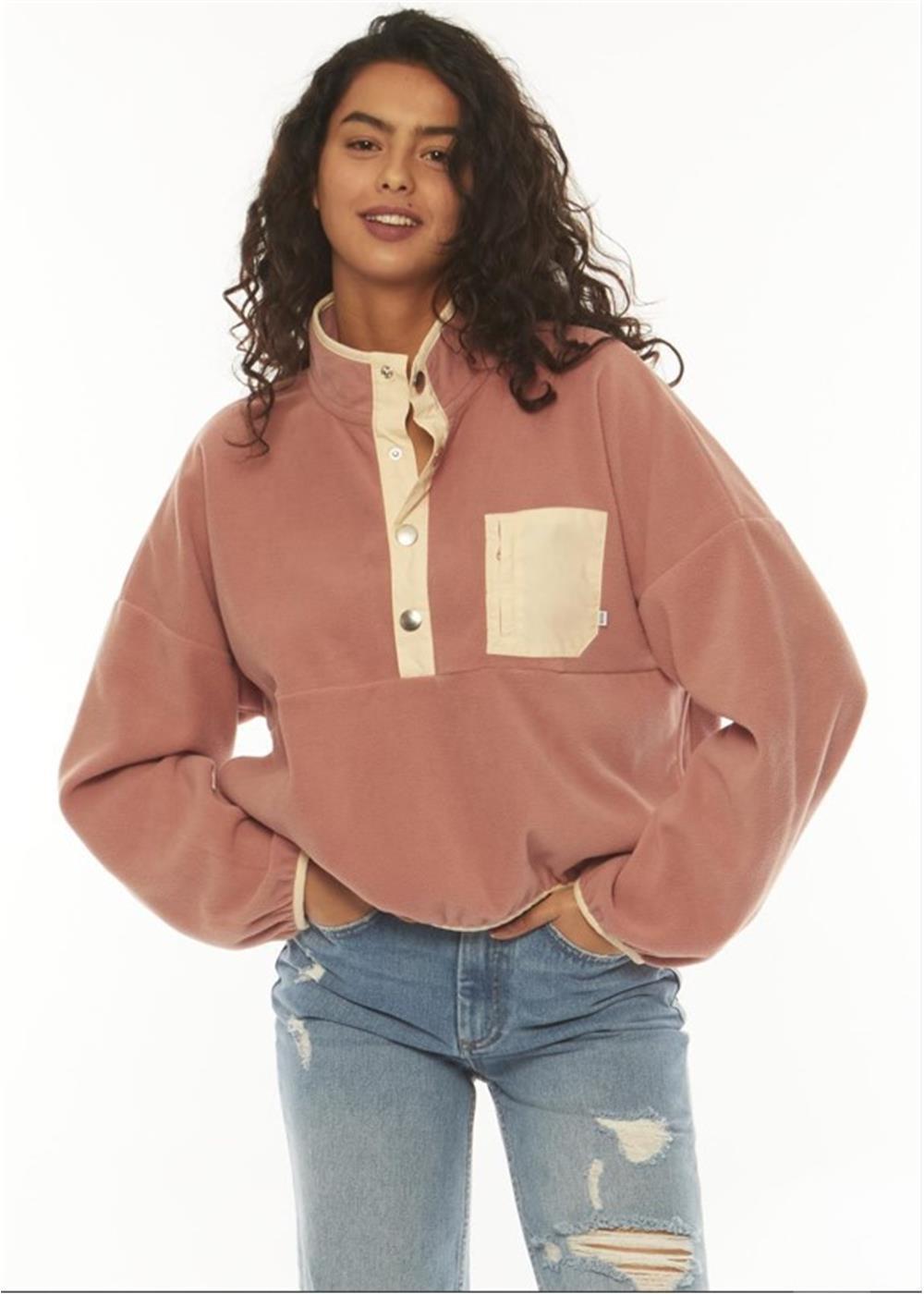 SISSTR POWDER PULL OVER FLEECE - DAY - Stoke Outlets