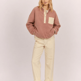 Sisstr Powder Pullover Fleece, Daydream - Stoke Outlets