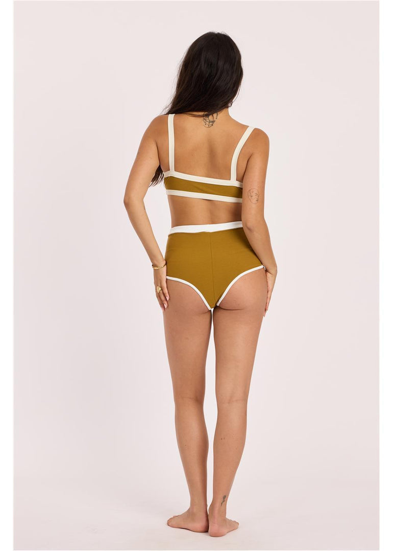 Sisstr RISING TIDES HIGH WAIST SHORT-HAZ - Stoke Outlets