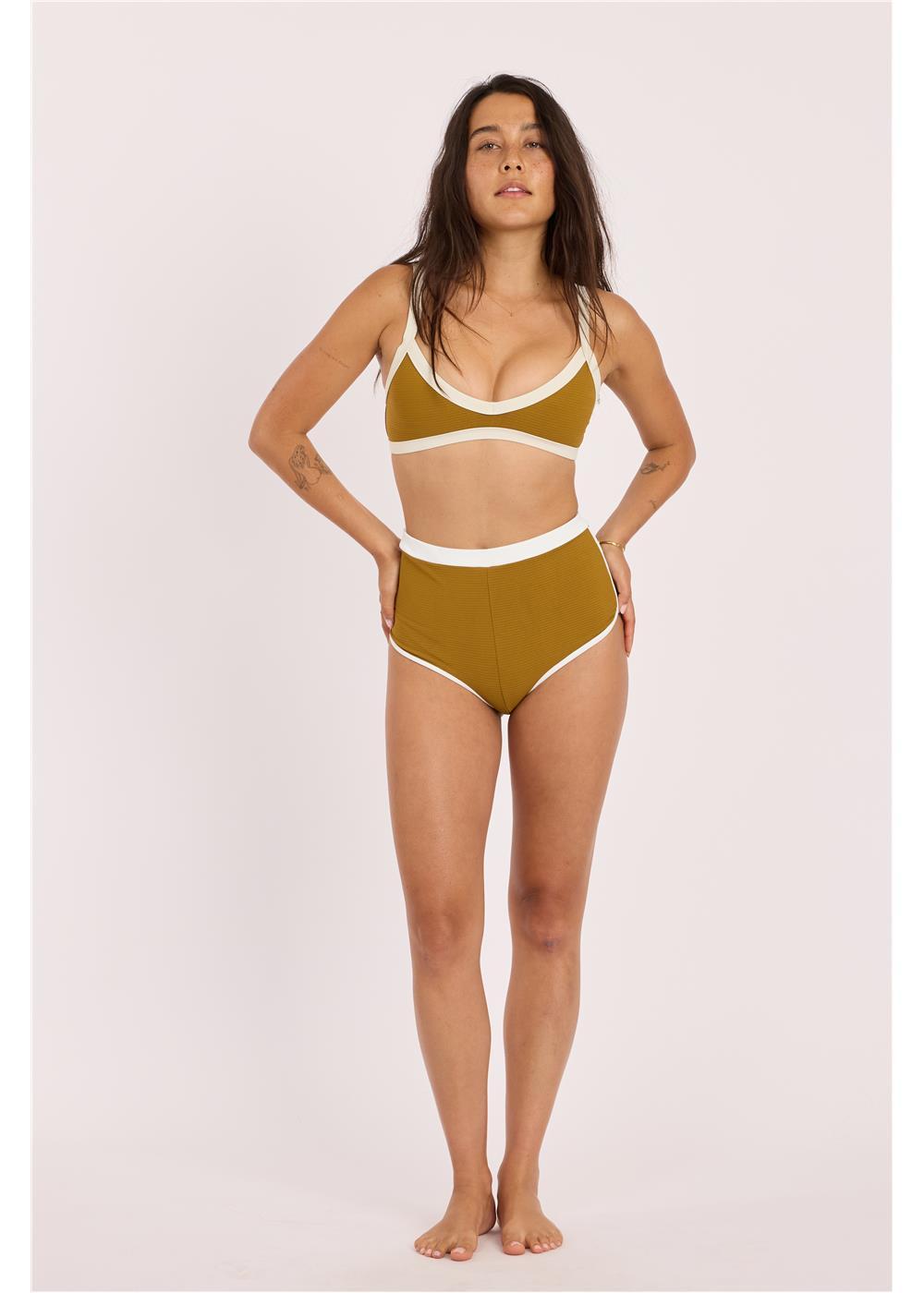 Sisstr RISING TIDES HIGH WAIST SHORT-HAZ - Stoke Outlets