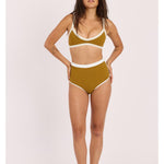 Sisstr RISING TIDES HIGH WAIST SHORT-HAZ - Stoke Outlets