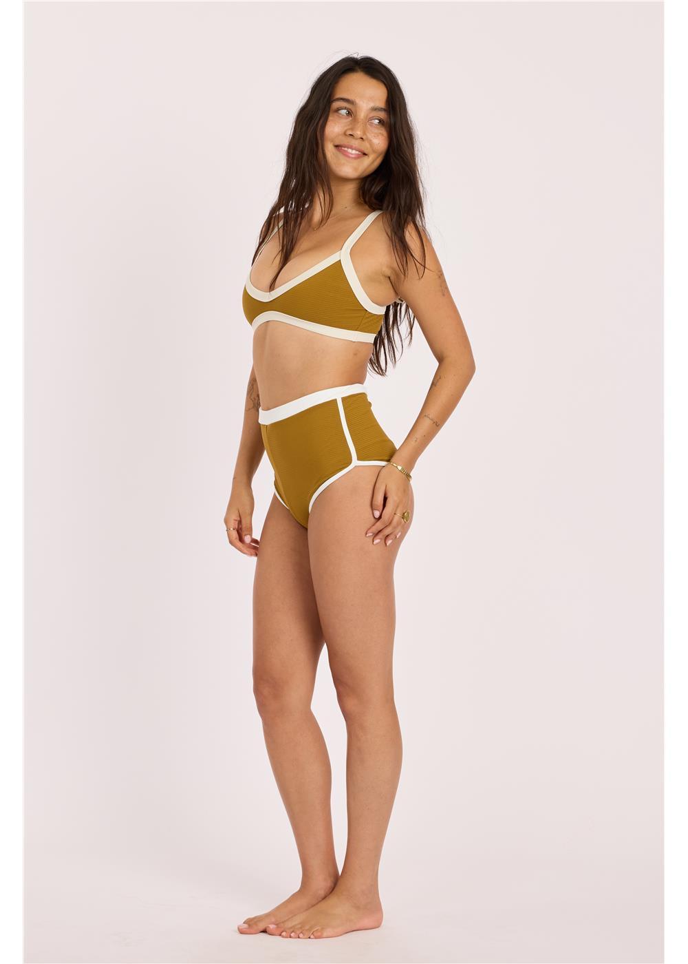 Sisstr RISING TIDES HIGH WAIST SHORT-HAZ - Stoke Outlets