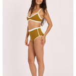 Sisstr RISING TIDES HIGH WAIST SHORT-HAZ - Stoke Outlets