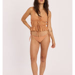 SISSTR SEAS THE DAY WOVEN TANK-CAY - Stoke Outlets