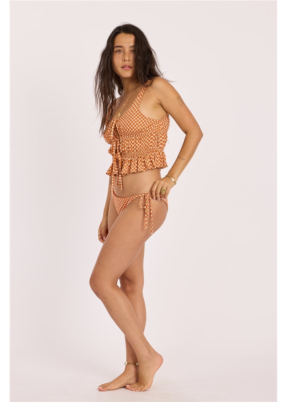 SISSTR SEAS THE DAY WOVEN TANK-CAY - Stoke Outlets