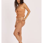 SISSTR SEAS THE DAY WOVEN TANK-CAY - Stoke Outlets