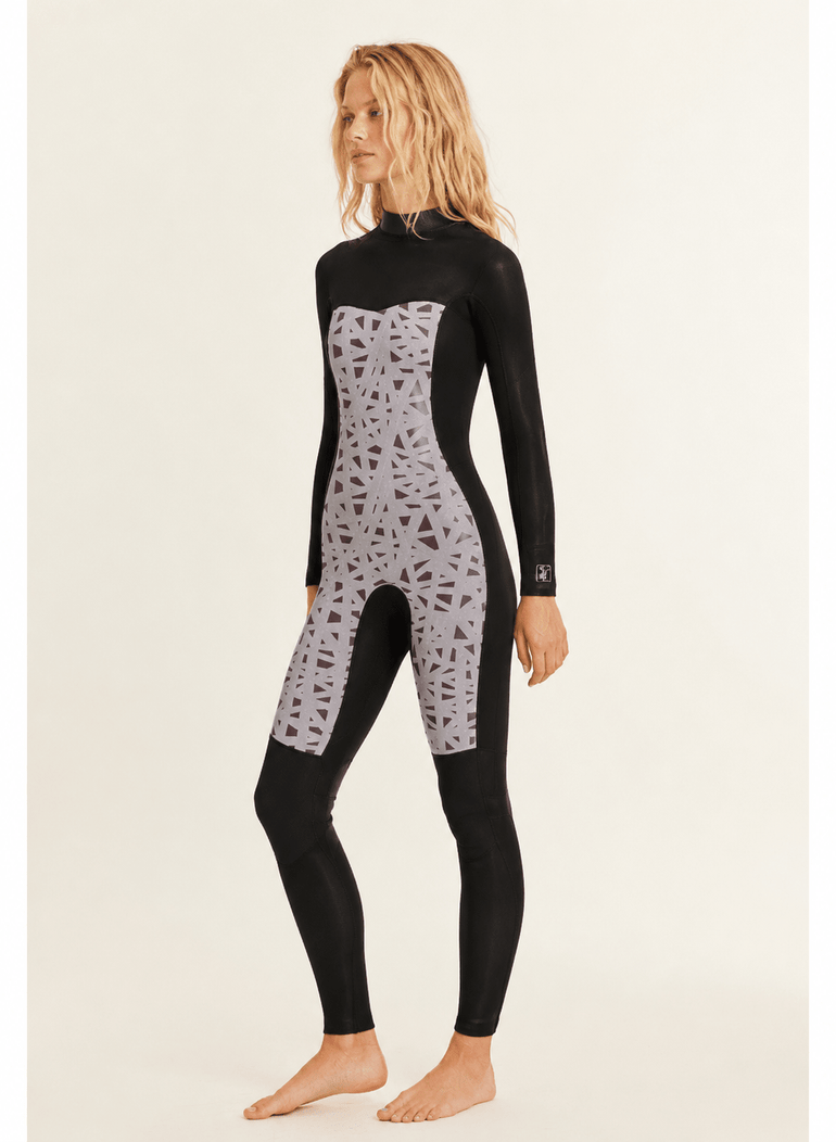 Sisstr Seven Seas 3/2 Back Zip Full Suit, Gold - Stoke Outlets