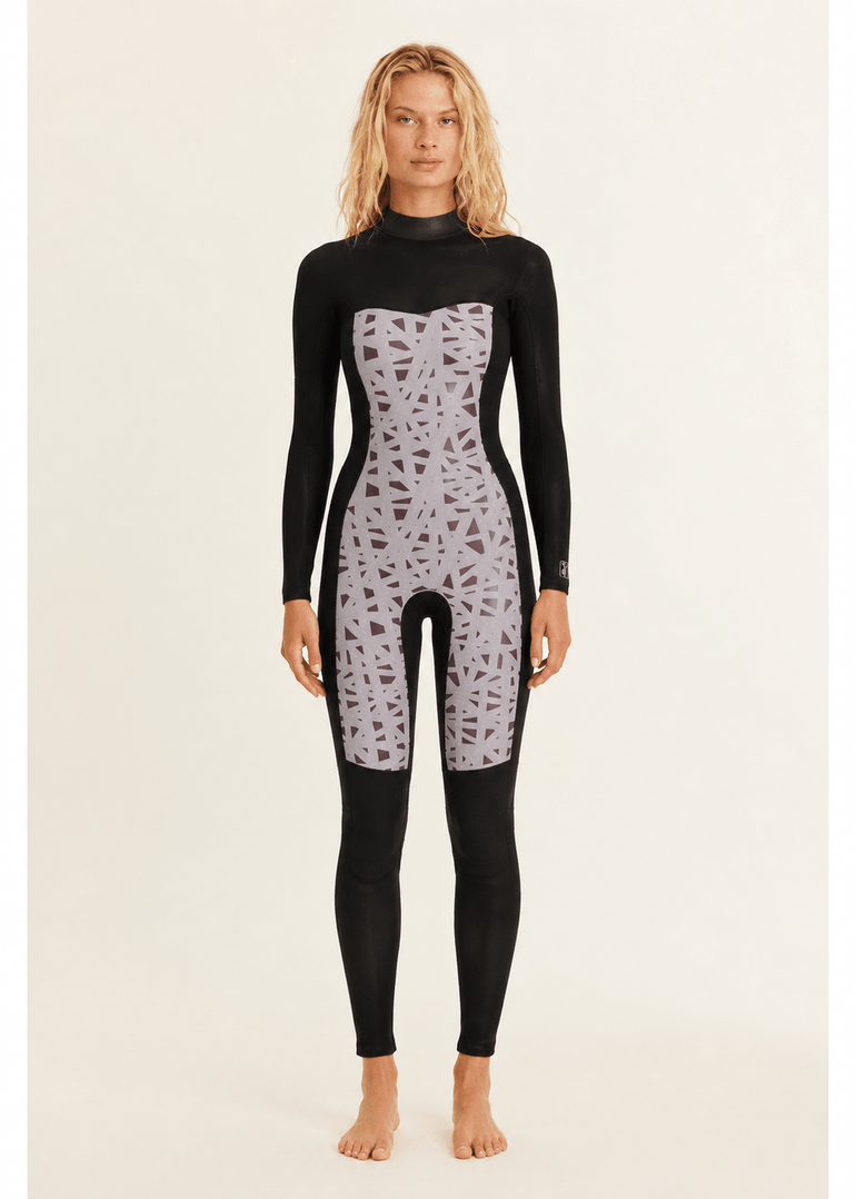 Sisstr Seven Seas 3/2 Back Zip Full Suit, Gold - Stoke Outlets