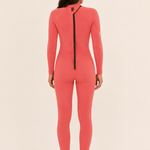 Sisstr Seven Seas 3/2 Back Zip Full Suit, Pink Hibiscus - Stoke Outlets