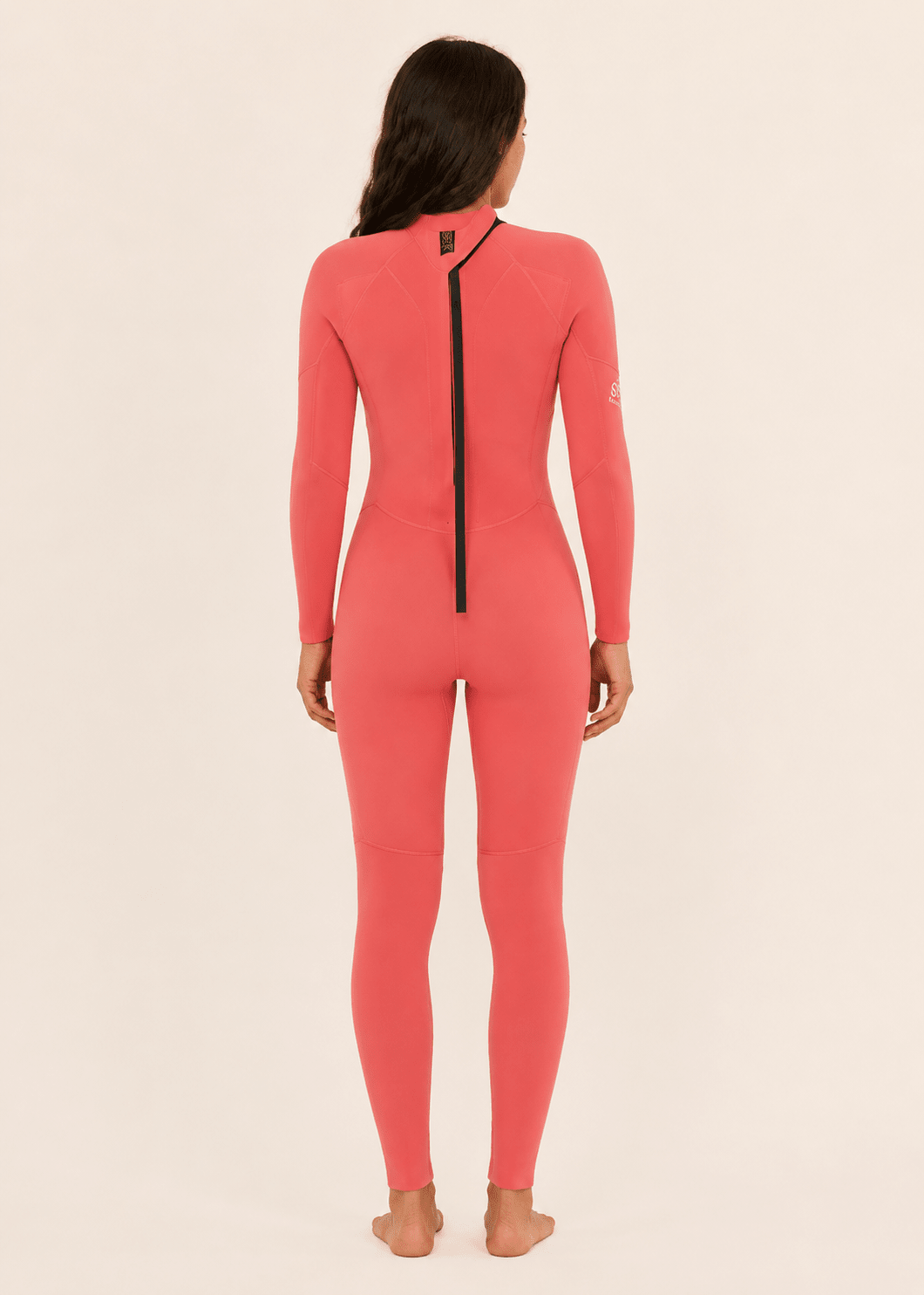 Sisstr Seven Seas 3/2 Back Zip Full Suit, Pink Hibiscus - Stoke Outlets