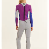 Sisstr Seven Seas 3/2 Back Zip Full Suit, Violet - Stoke Outlets