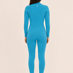 Sisstr Seven Seas 3/2 Chest Zip Full Suit, Aqua - Stoke Outlets