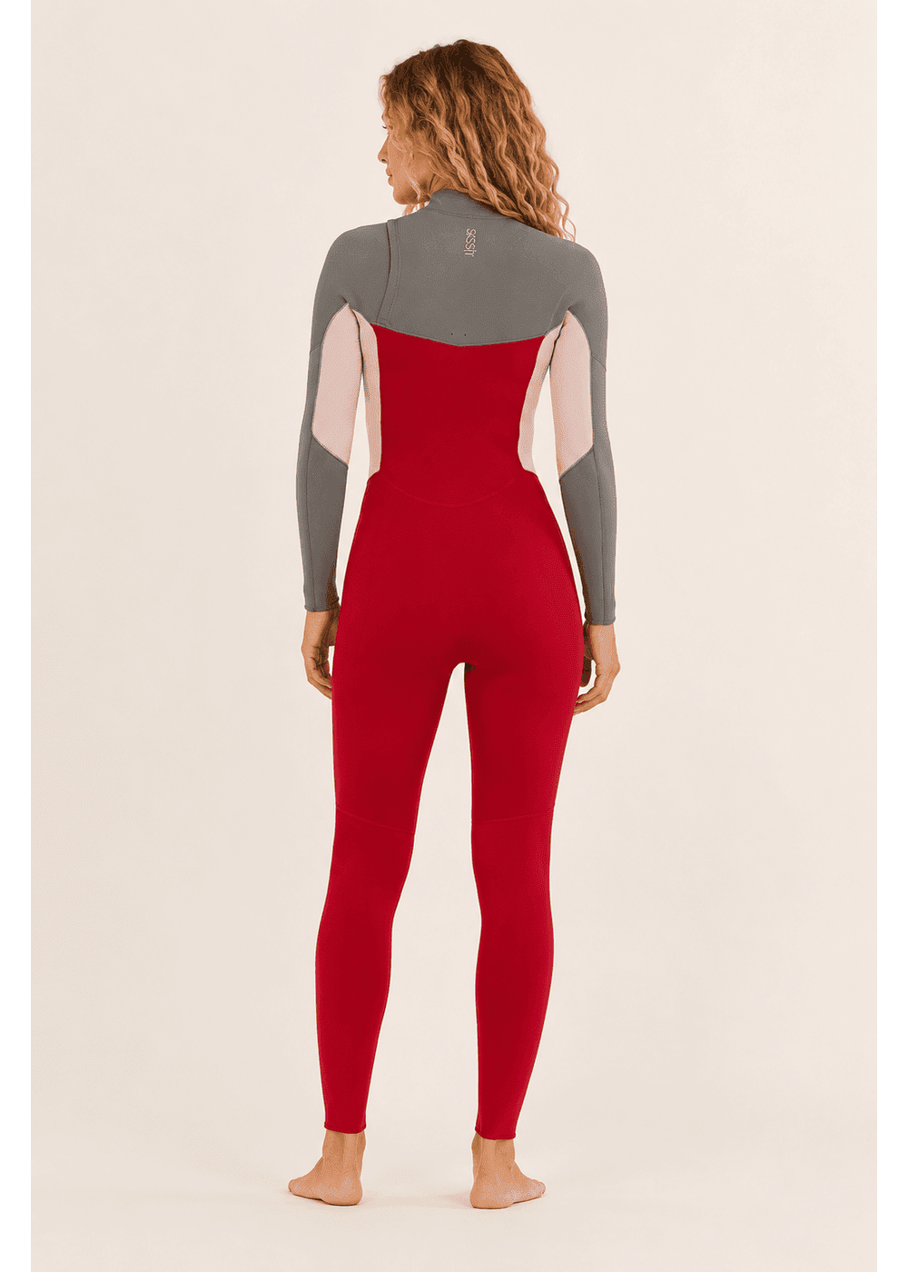 Sisstr Seven Seas 3/2 Chest Zip Full Suit, Red - Stoke Outlets