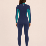 Sisstr Seven Seas 4/3 Chest Zip Full Suit, Strong Blue - Stoke Outlets