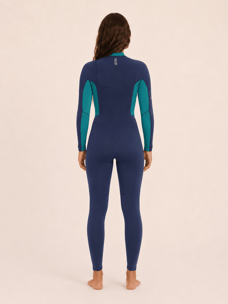 Sisstr Seven Seas 4/3 Chest Zip Full Suit, Strong Blue - Stoke Outlets