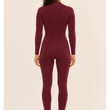 Sisstr Seven Seas 4/3 Chest Zip Full Suit, Wine - Stoke Outlets