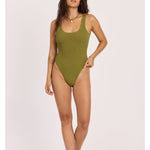 Sisstr Shore Thing Cheeky One Piece, Seaweed - Stoke Outlets