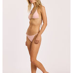 Sisstr Shore Thing Halter Swim Top, Beach Blush - Stoke Outlets