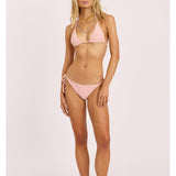 Sisstr Shore Thing Skimpy Swim Bottom, Beach Blush - Stoke Outlets