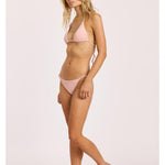 Sisstr Shore Thing Skimpy Swim Bottom, Beach Blush - Stoke Outlets