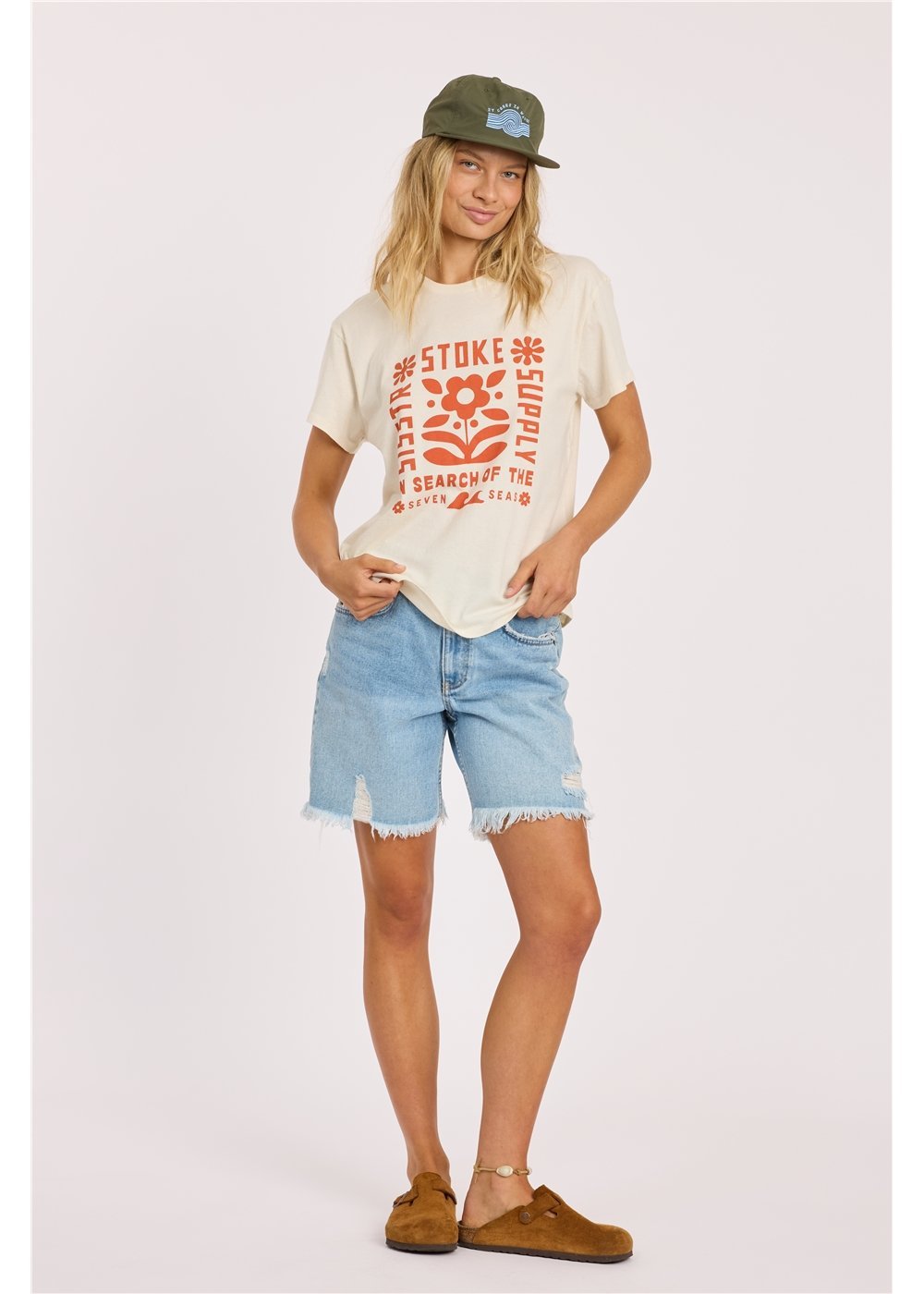 Sisstr SHORE THING SS BOYFRIEND TEE-SES - Stoke Outlets